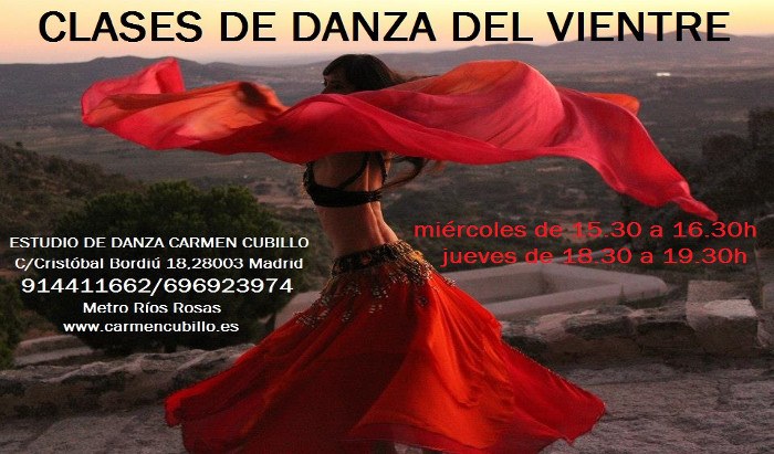 Clases de Danza del Vientre en Carmen Cubillo — Danza.es