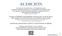 Audición para proyecto cinematográfico