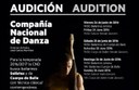 Audiciones para la Compañía Nacional de Danza