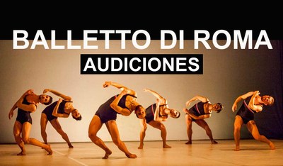 Balletto di Roma convoca audiciones para hombres