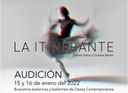 La Itinerante (Daniel Doña y Cristian Martín) seleccionan 2 bailarines/as de danza contemporánea